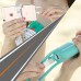Multifunctional Outdoor Self-portrait Monopod Extendable Wired Selfie Stick Power Bank With Mini Handheld USB Fan - Blue
